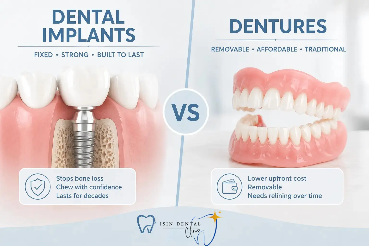 Dental Implants vs Dentures: Which Is Right for You in Antalya, Turkey?