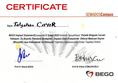 Certificate 3
